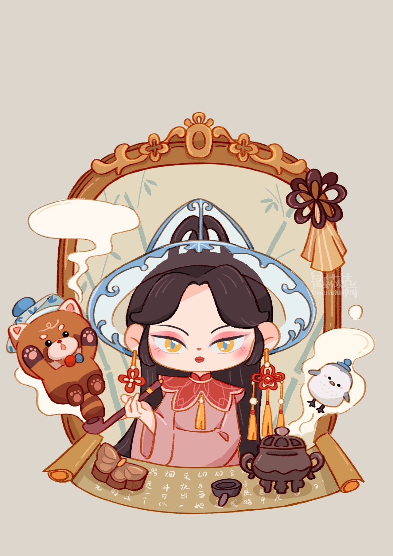 魔法主题中式幻术魔女（图ZMzQ2NTg2Nzg0） - 创作习作 - 站酷设计师木木茹muru原创素材 - 站酷ZCOOL