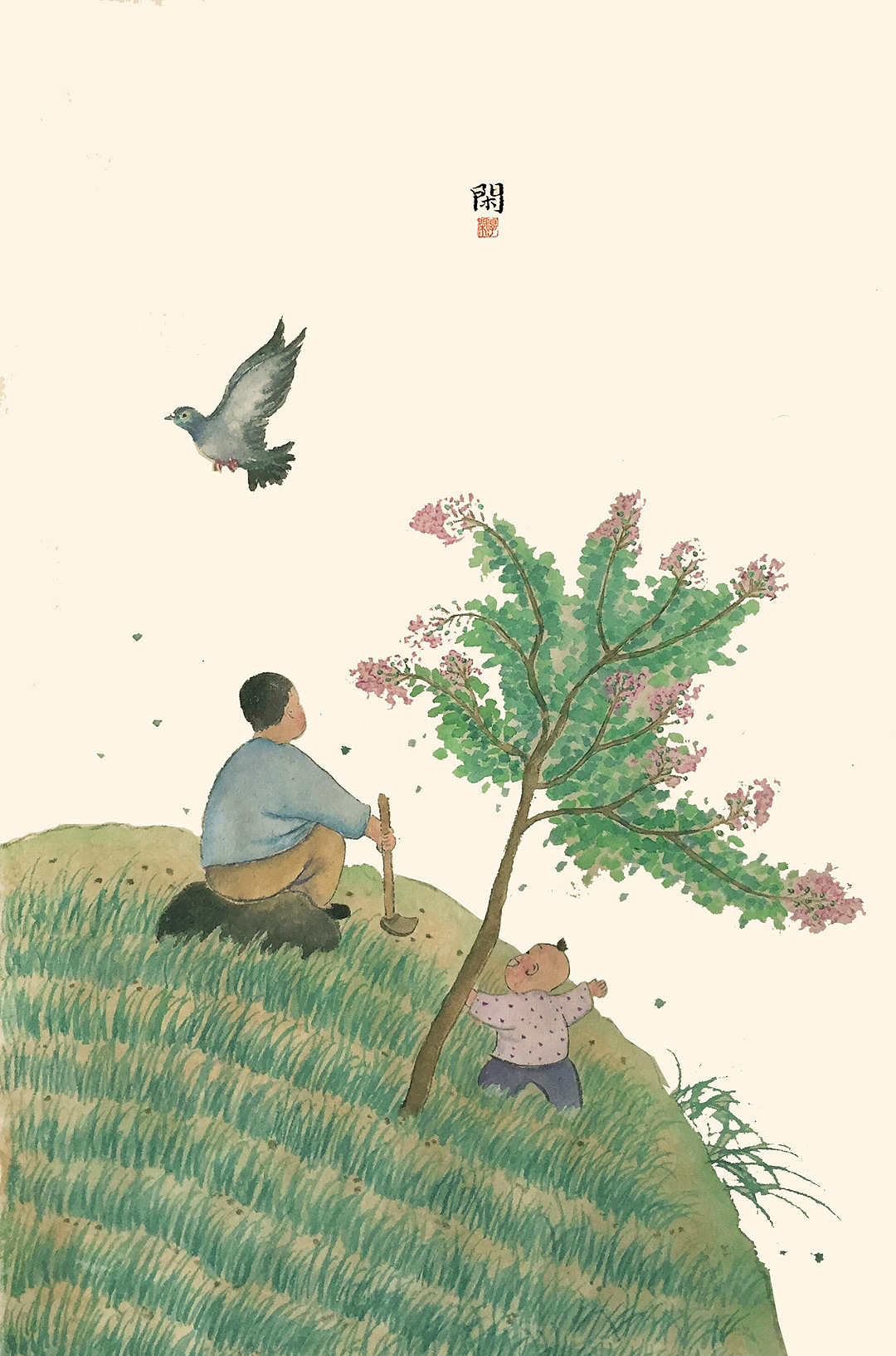 燕子飞时（图ZMjUyNjE2NjUy） - 艺术插画 - 站酷设计师厚闲原创素材 - 站酷ZCOOL