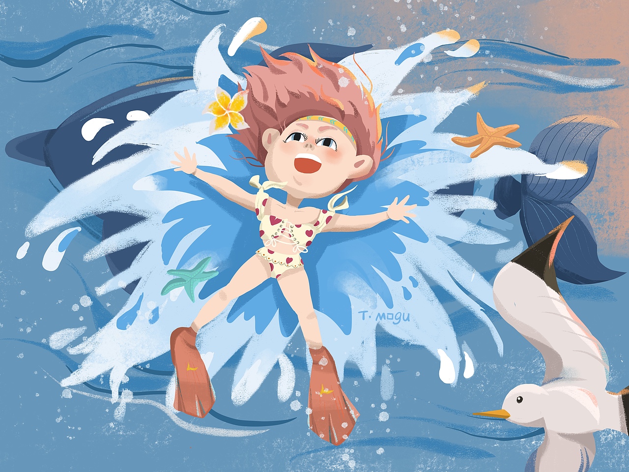 如果大海也会做梦，我会是什么颜色的🐠