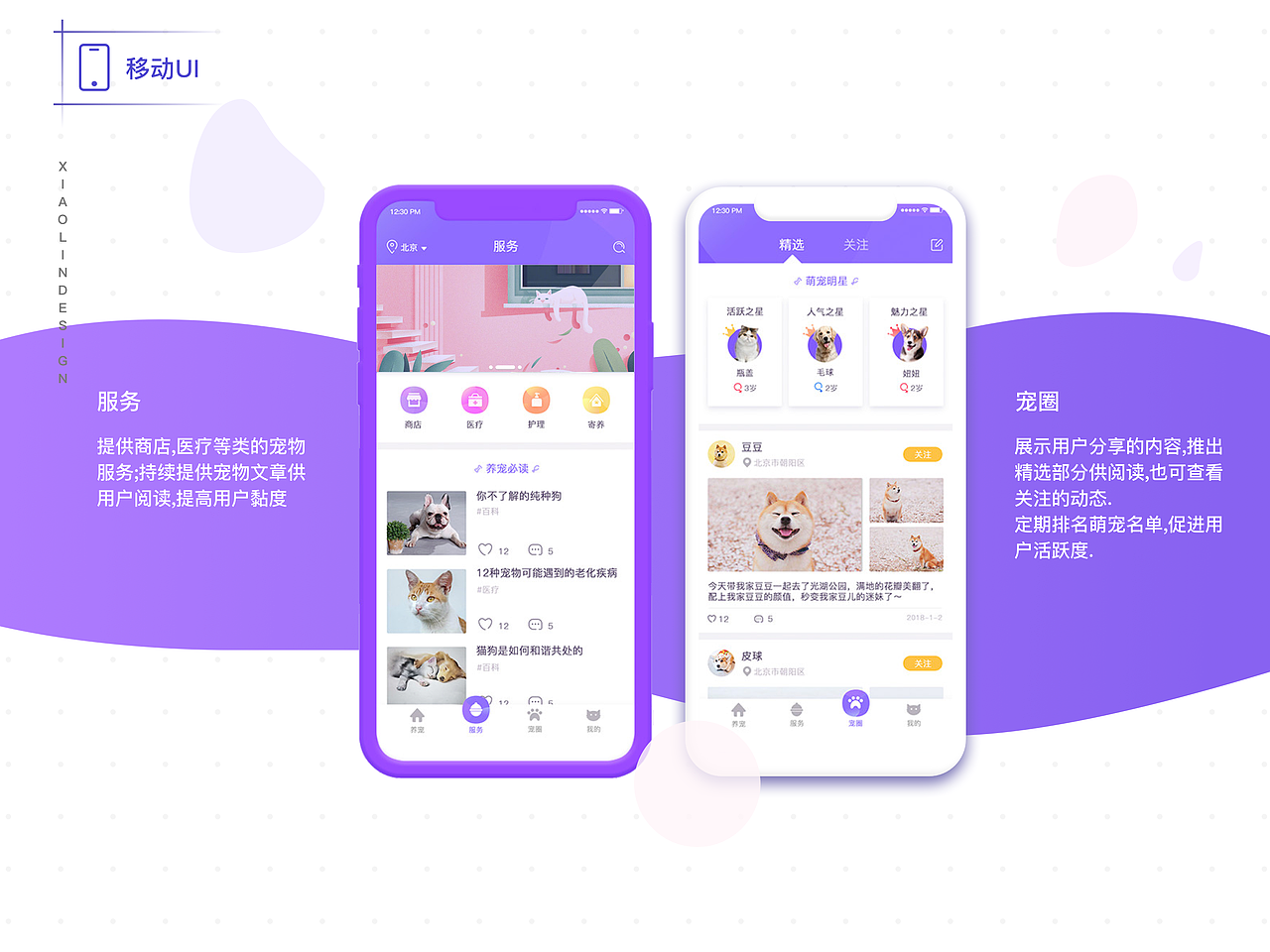 PIPI-宠物APP设计稿