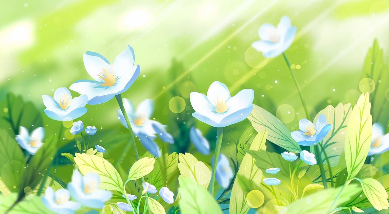 日系插画场景_暖阳64-站酷zcool