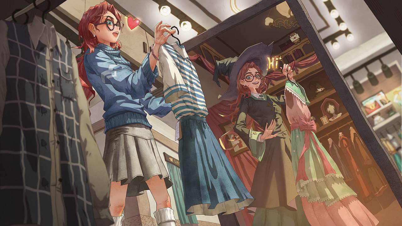 哈利波特：魔法觉醒（图ZMjcwMDU0Mzcy） - 游戏原画 - 站酷设计师咕的猫咛工作室原创素材 - 站酷ZCOOL