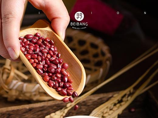 红豆黄豆五谷杂粮拍摄