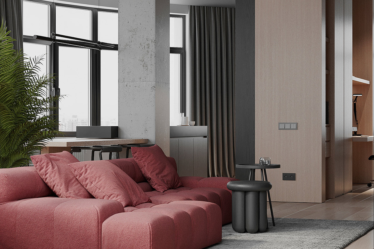 高级黑+木质 感受静水流深之美，诠释都市深邃（图ZMjQ4NTkxNjQ0） - 家装设计 - 站酷设计师Z53163066原创素材 - 站酷ZCOOL