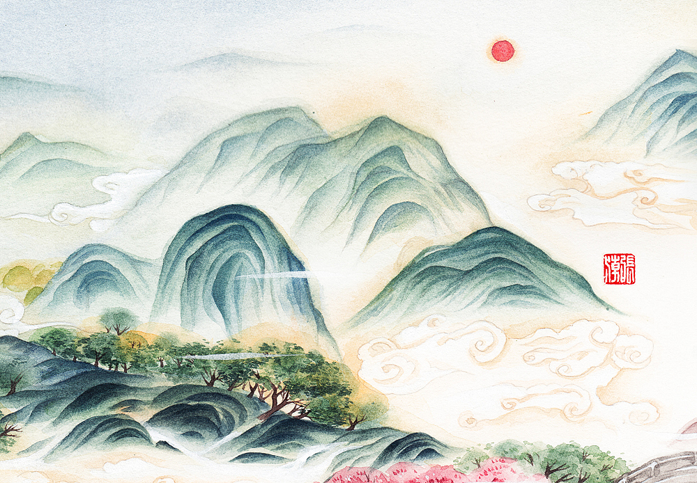 《姑苏旧雨》（图ZMTE5MjQxNjA0） - 绘本 - 站酷设计师三朝君原创素材 - 站酷ZCOOL