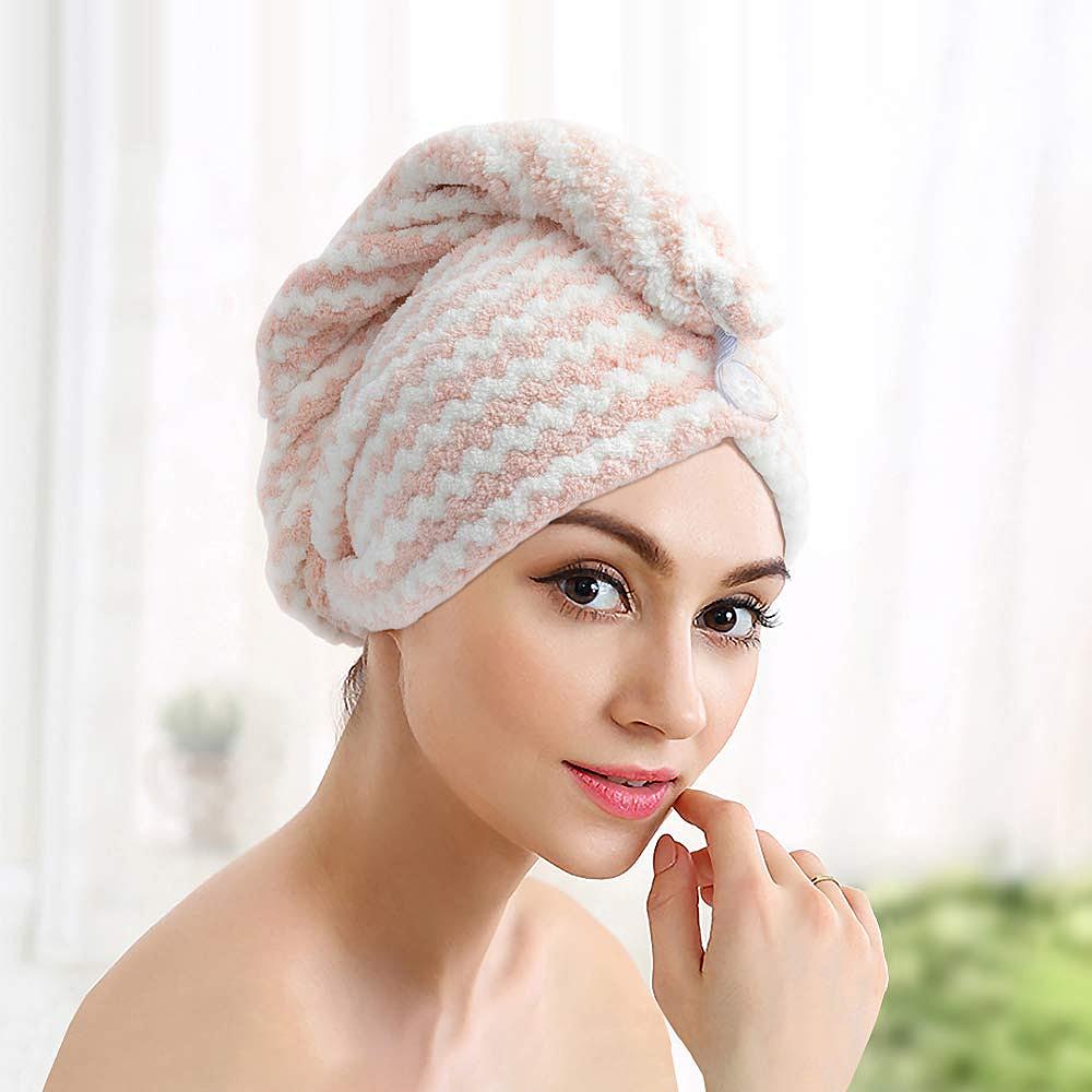 亚马逊 浴帽 浴巾 吸水 包头巾 速干毛巾 干发帽（图ZMjM3ODY2ODE2） - 其他平面 - 站酷设计师设计小施原创素材 - 站酷ZCOOL