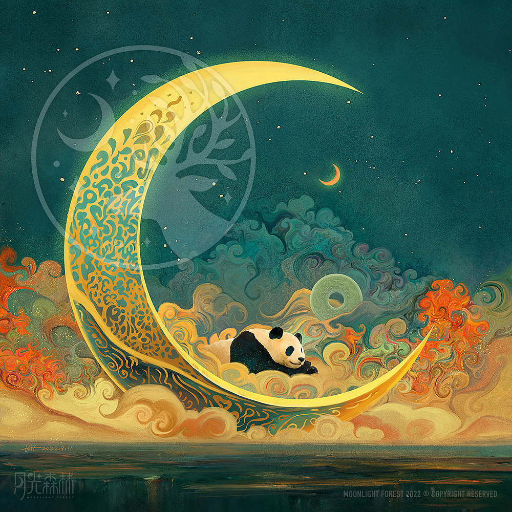 装饰画系列-Vol.09 [月光森林]