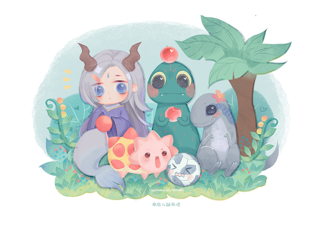 龙哦～！看着都很美味！（图ZMTIxNjE1NDgw） - 绘本 - 站酷设计师陌儿誕而慌原创素材 - 站酷ZCOOL