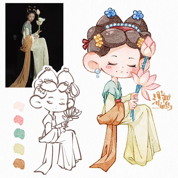 丘丘人 |一组照片转绘（图ZMzI4MzQ3NjU2） - 创作习作 - 站酷设计师小严冲鸭_YANAY原创素材 - 站酷ZCOOL