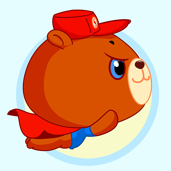 熊小弟精品头像集65枚(压缩包)