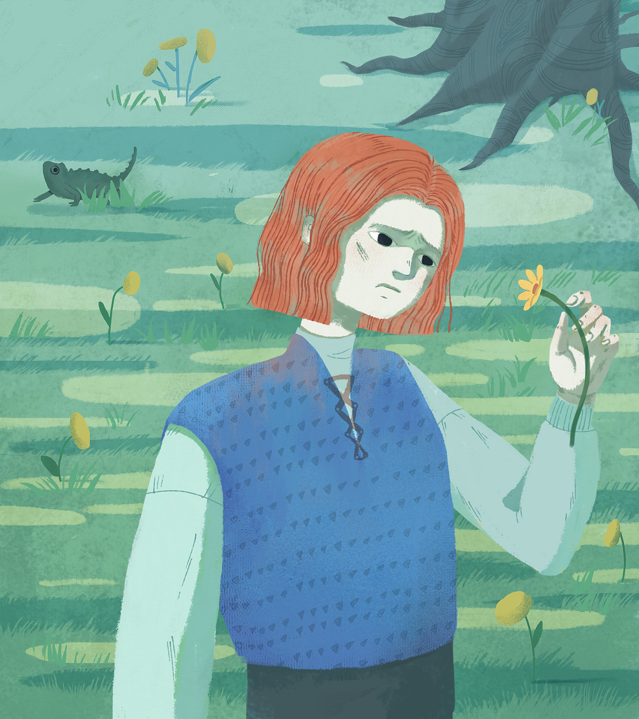 夜莺与玫瑰（图ZMjU3MTU5MDky） - 绘本 - 站酷设计师虫子在吃我的脑原创素材 - 站酷ZCOOL