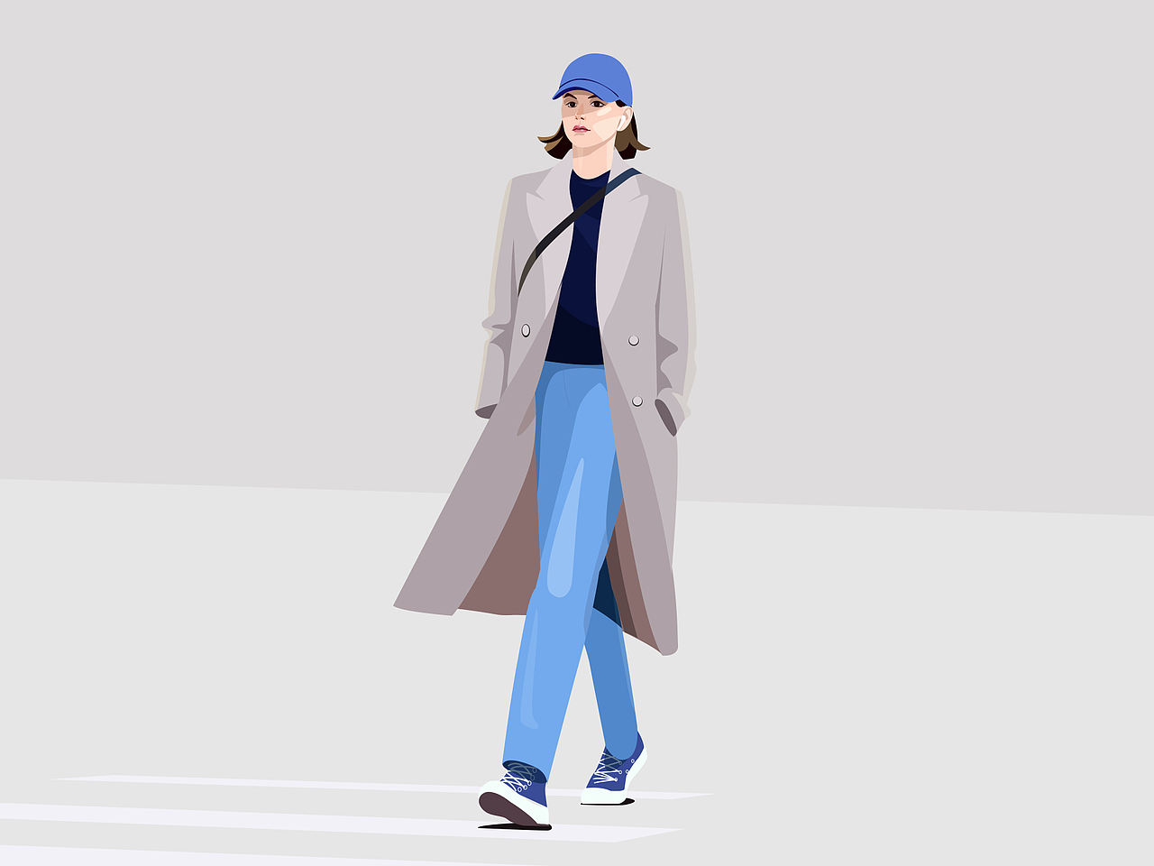 2021插画总结-花儿一样的女孩儿们（图ZMjgyOTU5ODQw） - 商业插画 - 站酷设计师肉小一原创素材 - 站酷ZCOOL