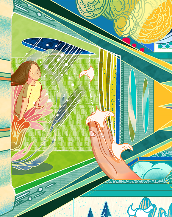 无限之境（图ZMzM3NjE1NTM2） - 商业插画 - 站酷设计师橘橘ki原创素材 - 站酷ZCOOL