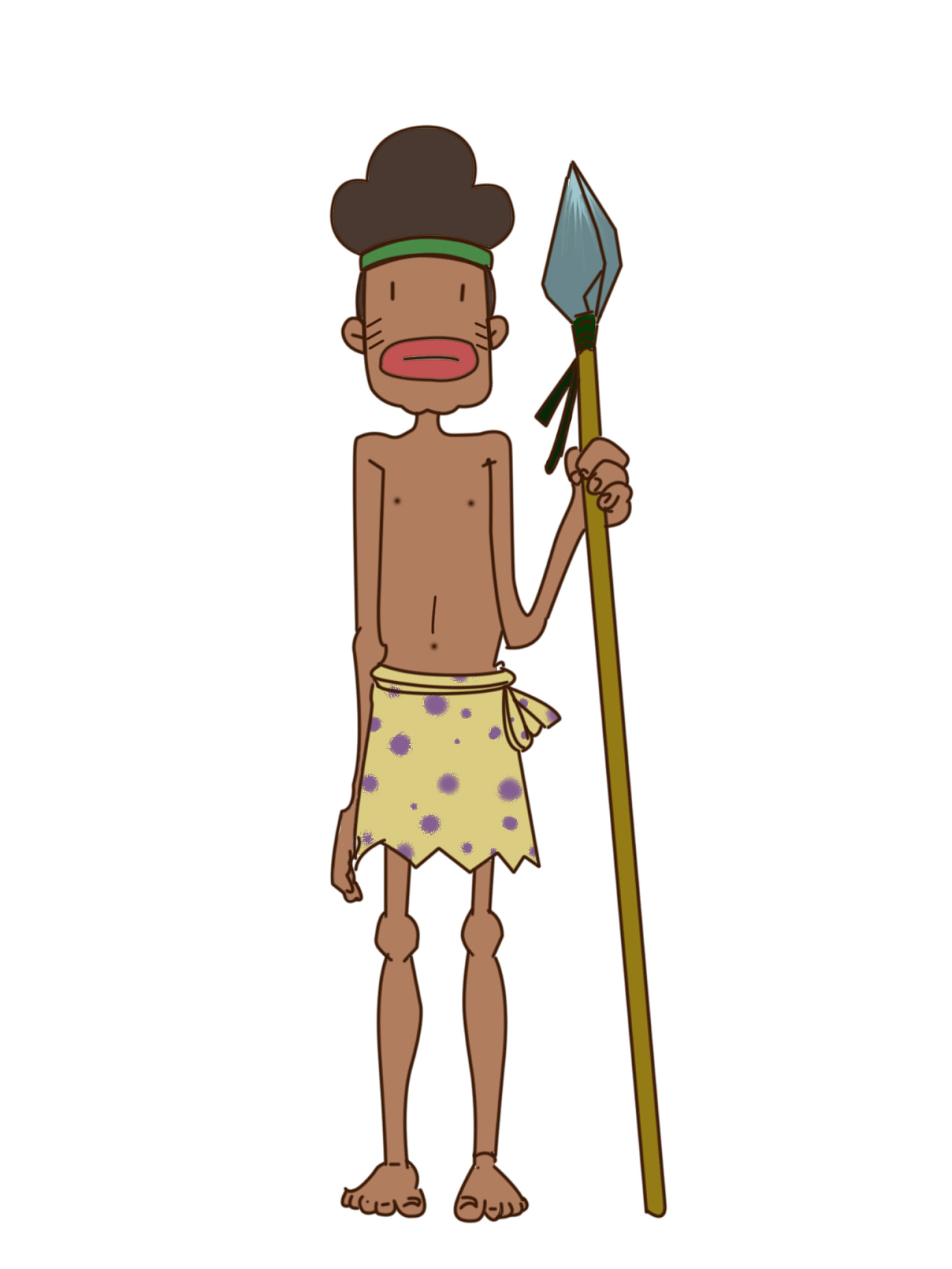 非洲小野人|插画|创作习作|星子LittleStar - 原创作品 - 站酷 (ZCOOL)
