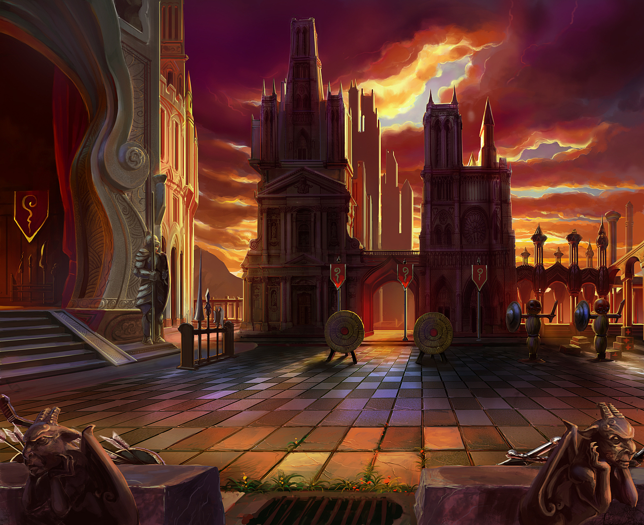 场景（图ZNzg2MTE4NA==） - 商业插画 - 站酷设计师清风游龙原创素材 - 站酷ZCOOL