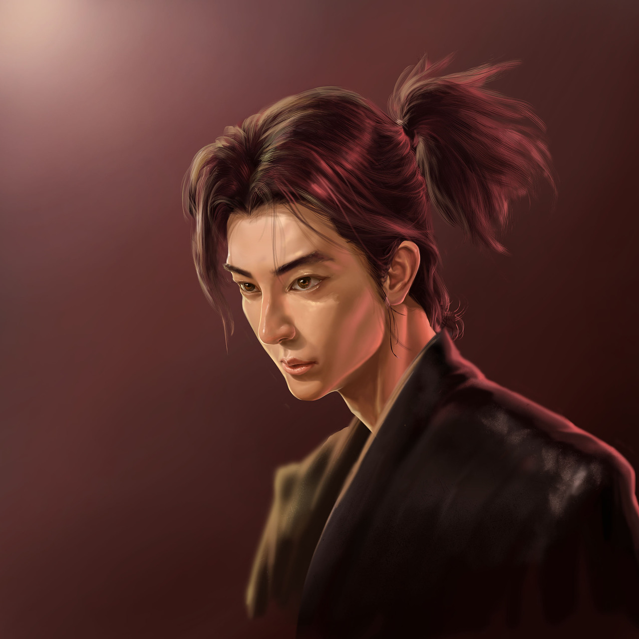 古风人头厚涂|插画|创作习作|鑫子0 - 原创作品 - 站酷 (zcool)