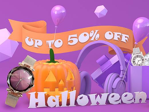 黑五及万圣节手表banner