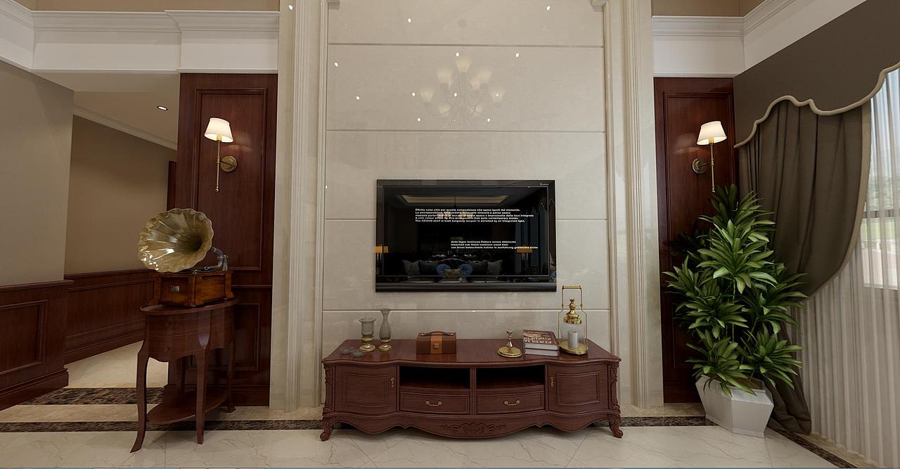 远景装饰 | 万科悦湾 140平方美式风格装修设计