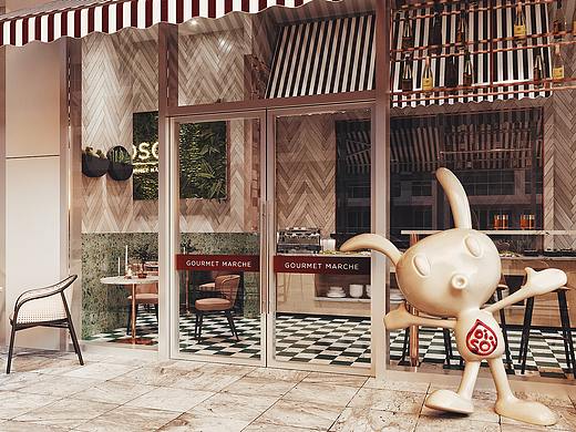 现代港风餐厅