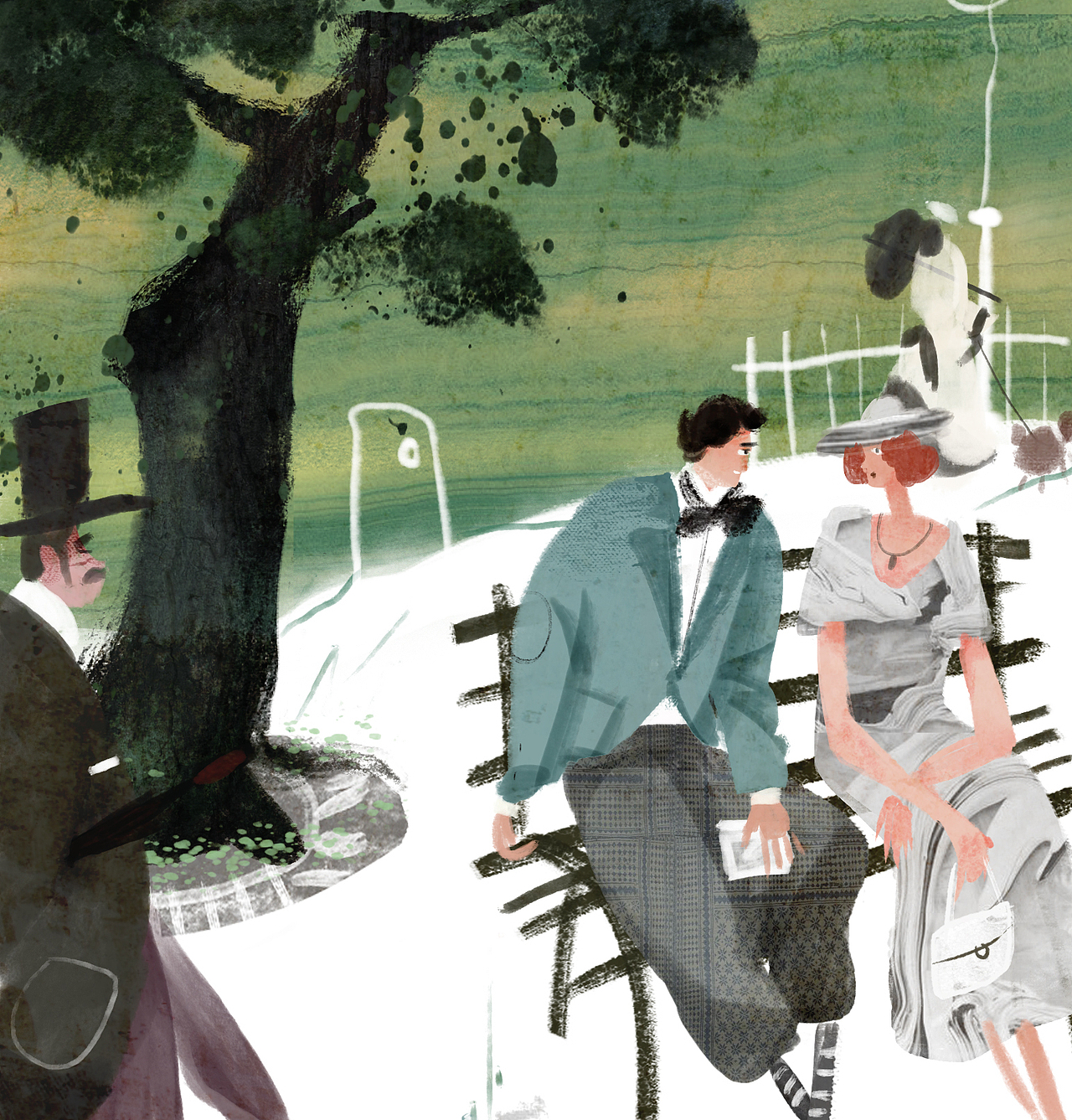 欧亨利短篇插画百词斩阅读计划no4