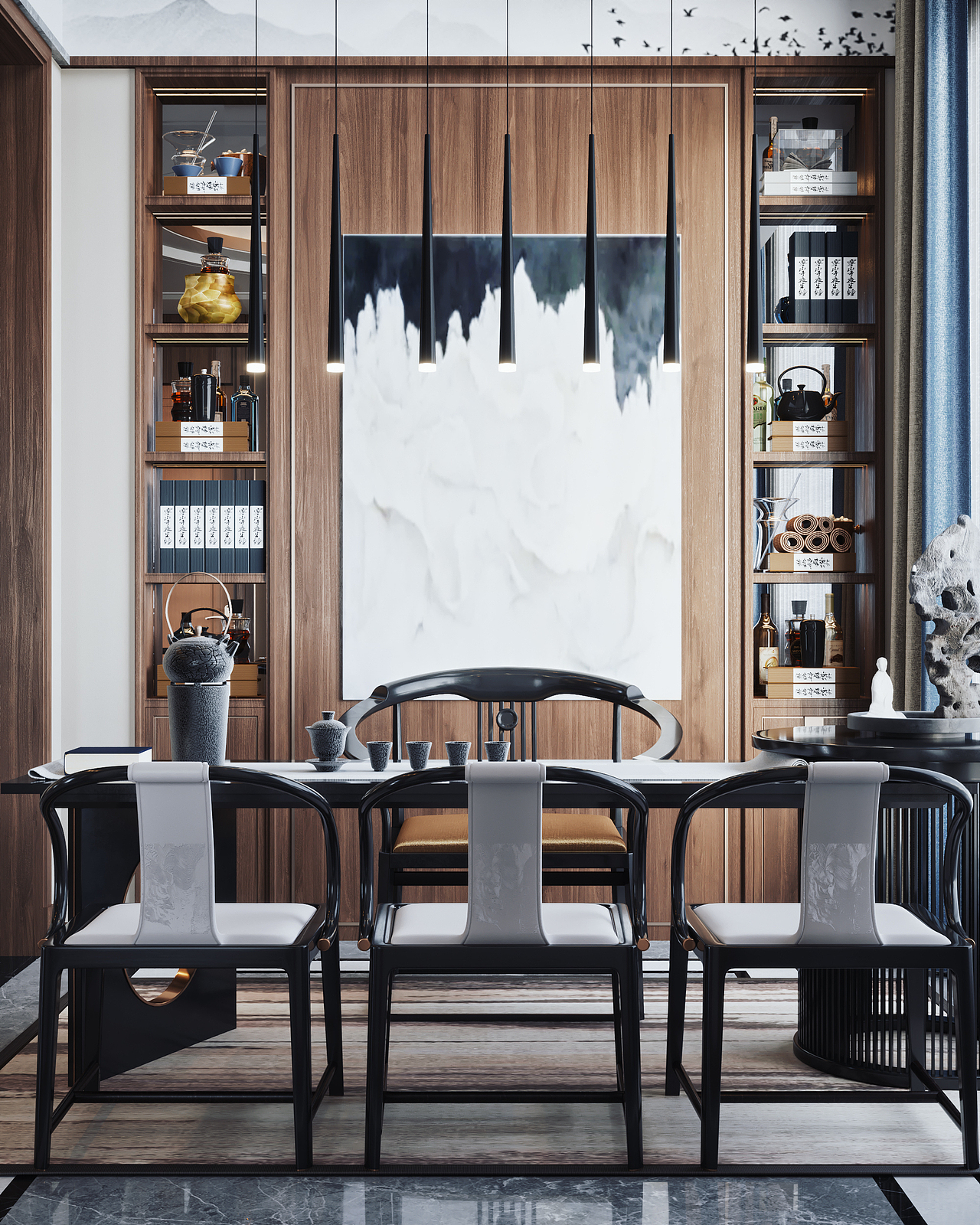 新中式与美式（图ZMjI2MjIxODk2） - 家装设计 - 站酷设计师大师一号壹哥原创素材 - 站酷ZCOOL