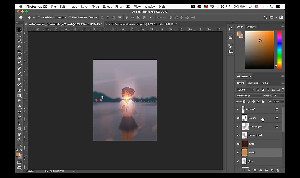 Jenny Yu插画作品【The Sea】教程（图ZMTQ5MzEyNjAw） - 艺术插画 - 站酷设计师虎课海外原创素材 - 站酷ZCOOL