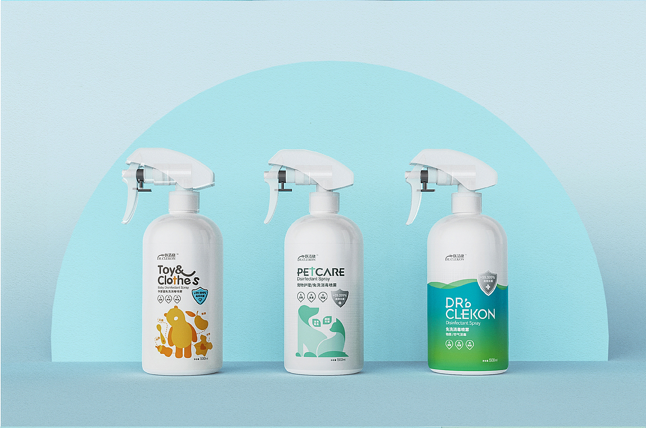 Dr.Clekon 消毒喷雾包装设计（图ZMjU2OTQ3OTky） - 包装 - 站酷设计师励和设计原创素材 - 站酷ZCOOL