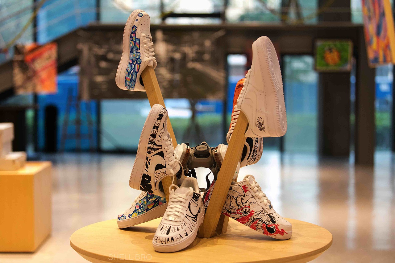 【mos 2017 涂鸦展】 br>涂鸦球鞋,让涂鸦无所不呈现