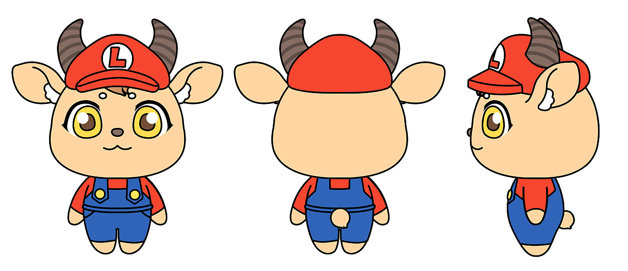 羚羊吉祥物设计/banner/羚羊logo