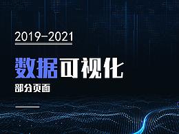 2019至2021年做过的部分数据可视化展示界面