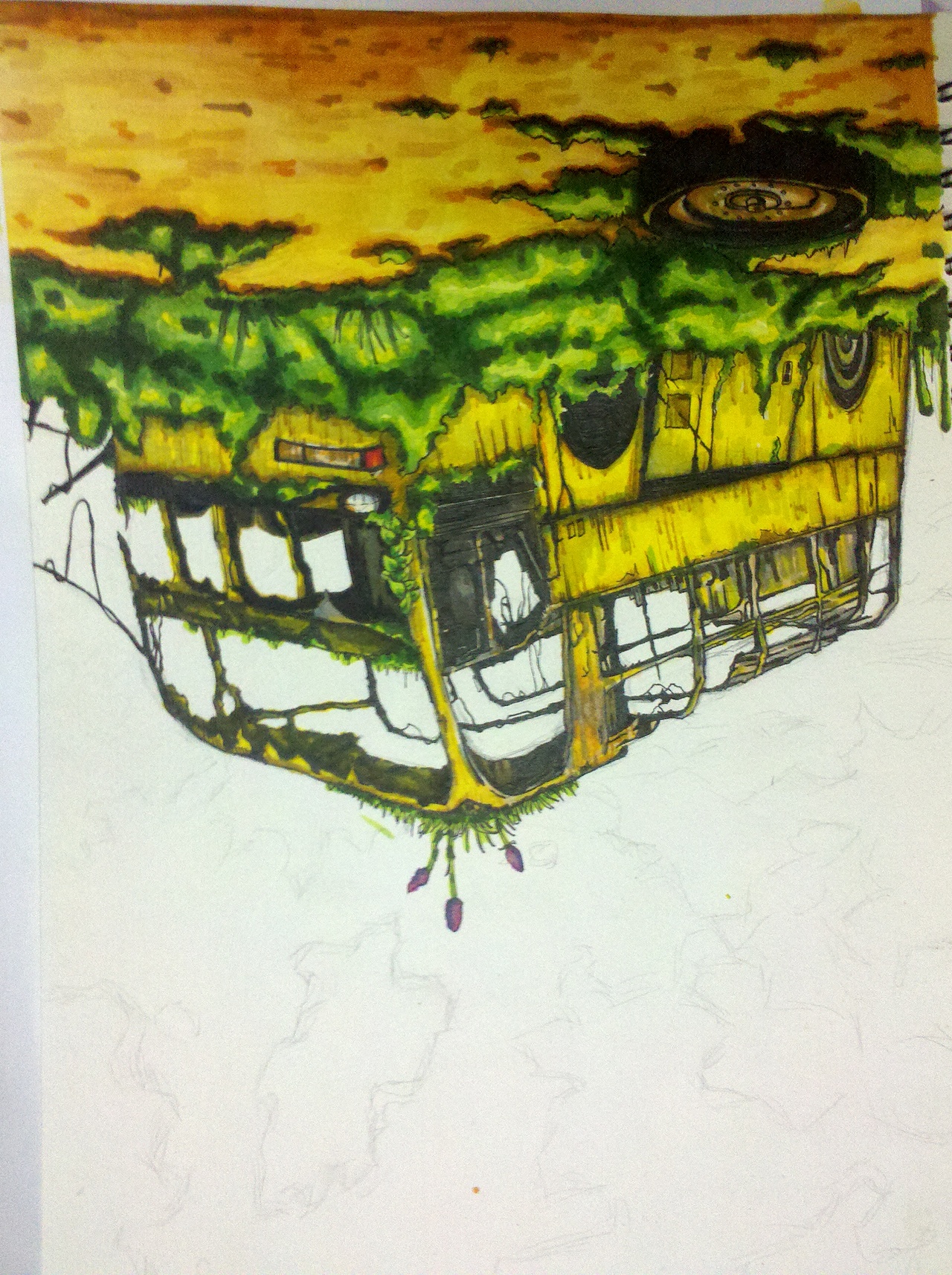 最近的马克笔 画~刚买马克笔不久~