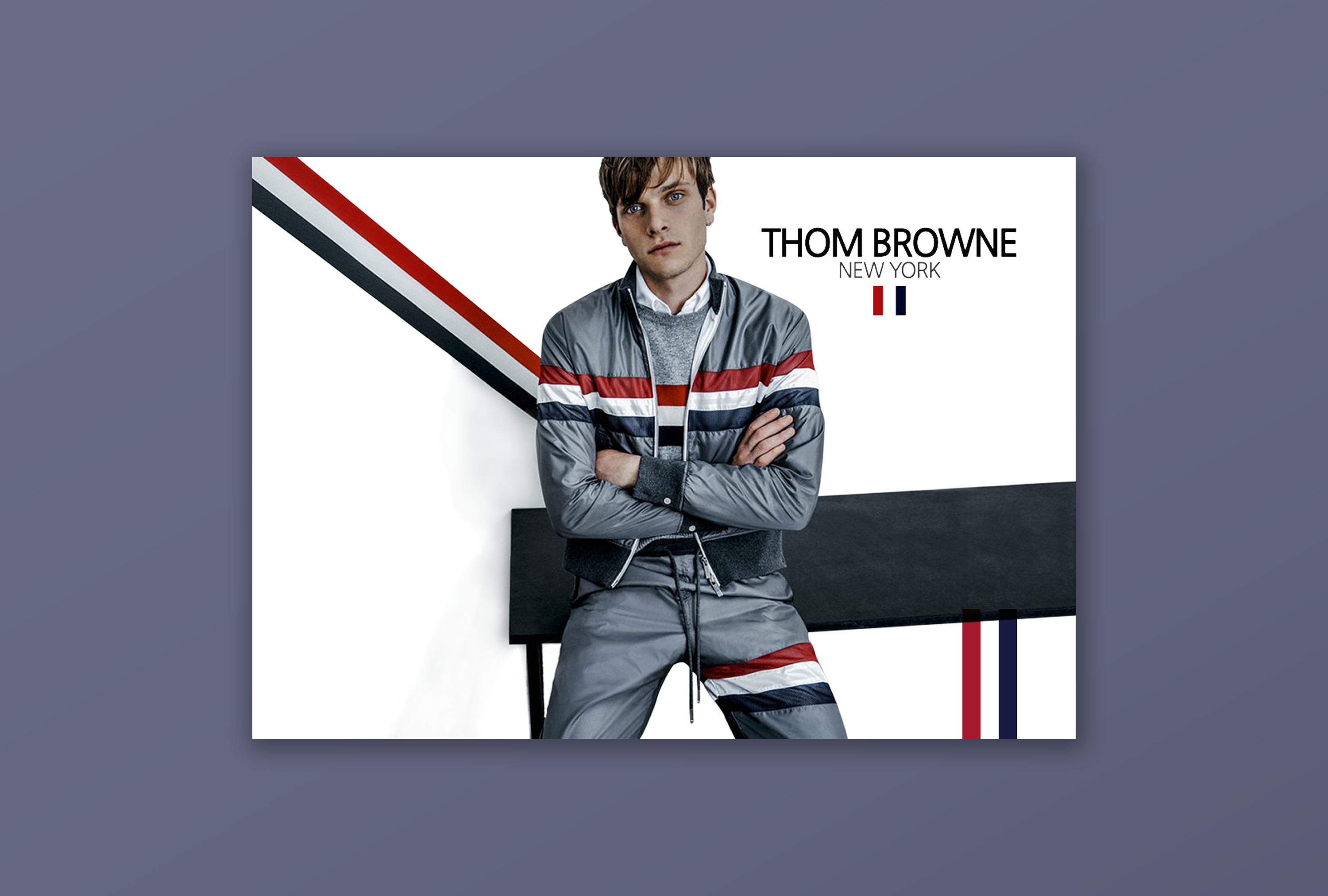 原创thom browne 宣传册