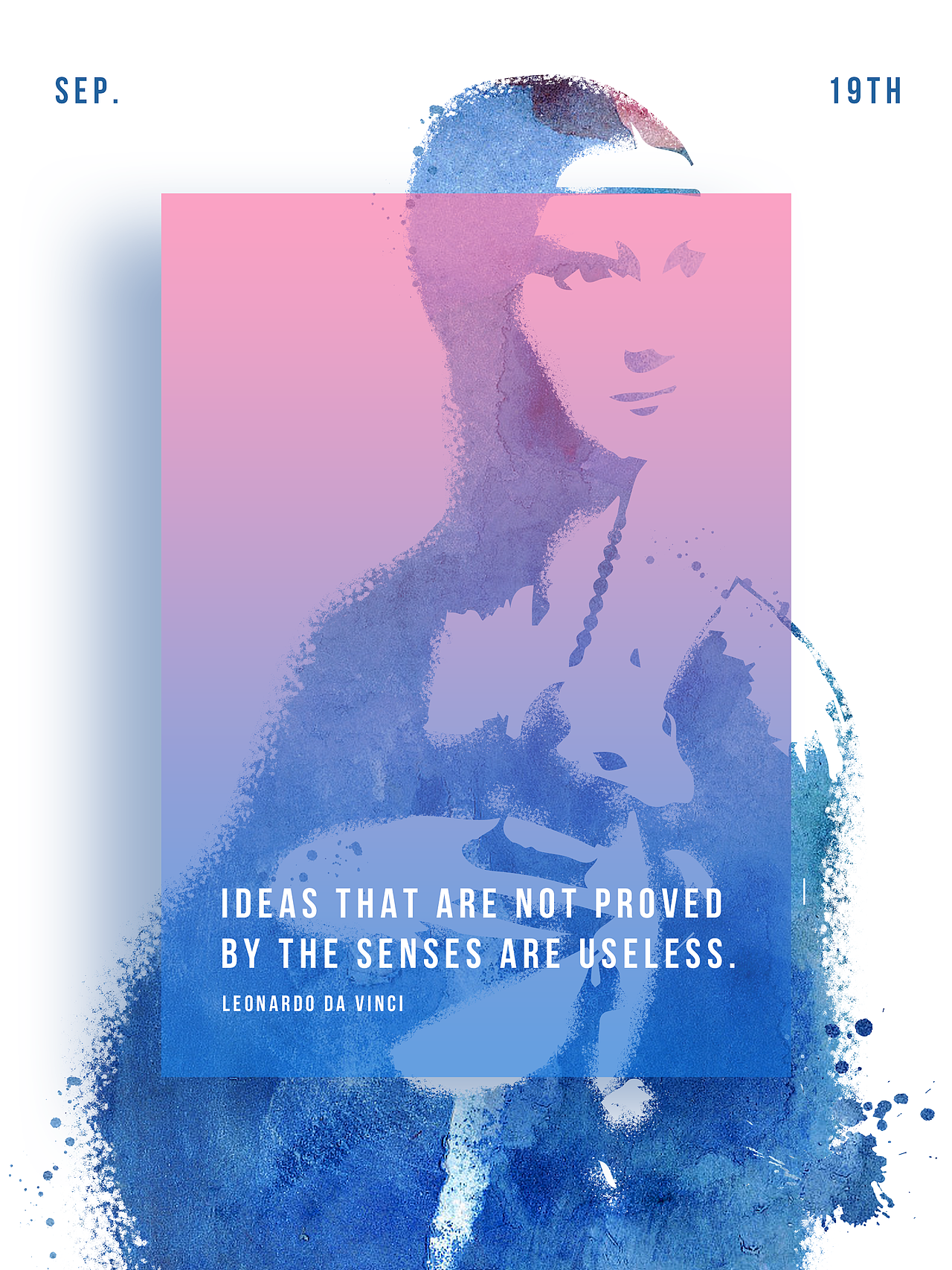 水墨渐变风格创意海报（图ZMTI5MjI4NDc2） - 海报 - 站酷设计师_KAI_原创素材 - 站酷ZCOOL