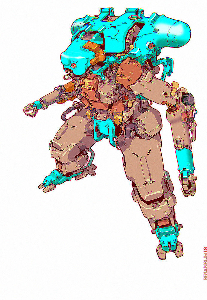 这组机甲的配色引起极度舒适[悲伤]