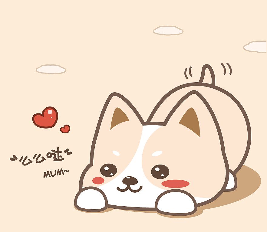 卡通狗宝形象设计