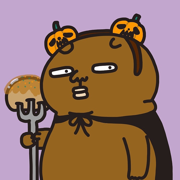 敷衍熊2018万圣头像&壁纸