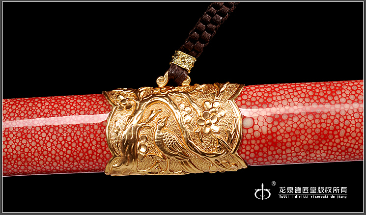 龙泉刀剑-喜鹊登梅|扭转百炼钢(DJ-2691)