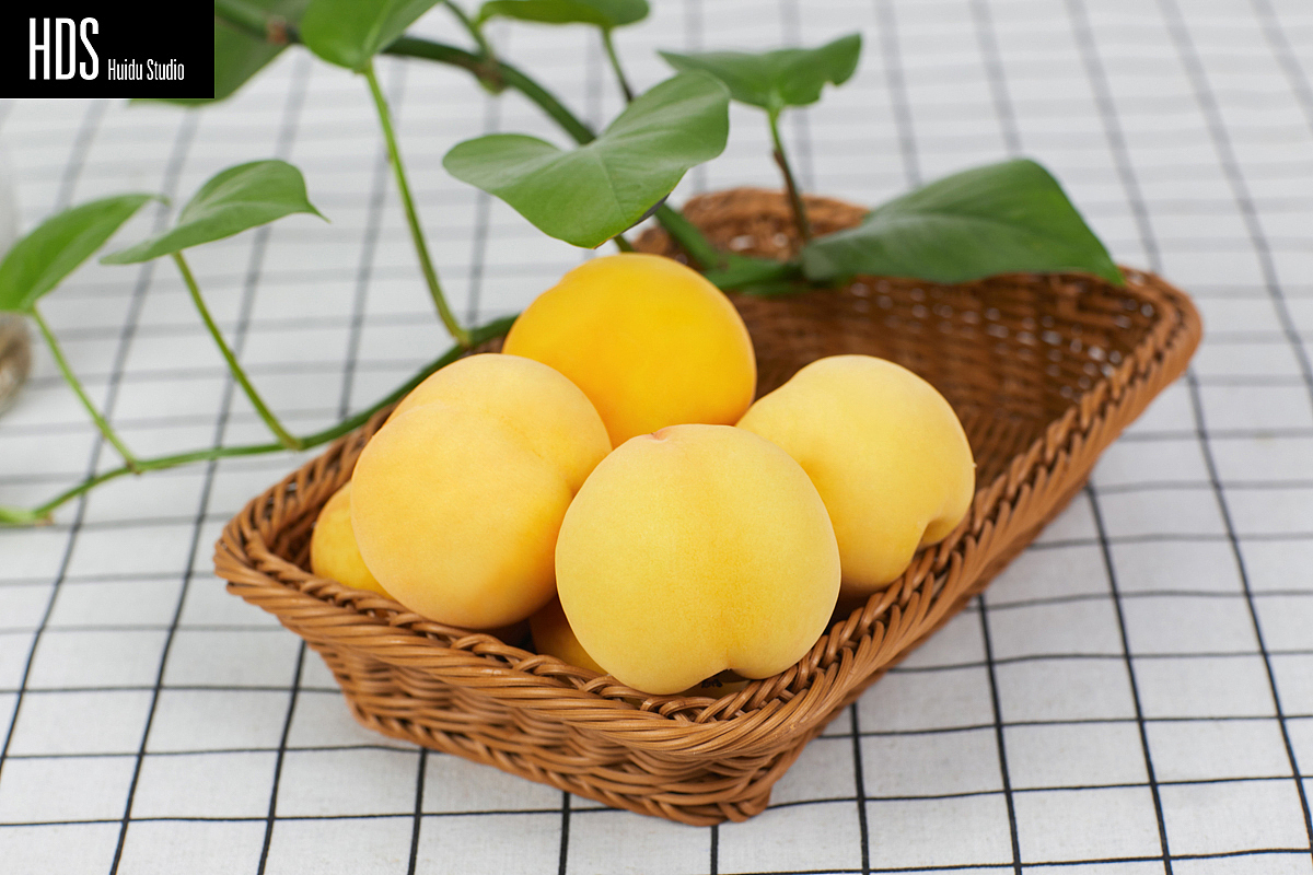 蟠桃产品静物图片+视频拍摄+详情页制作