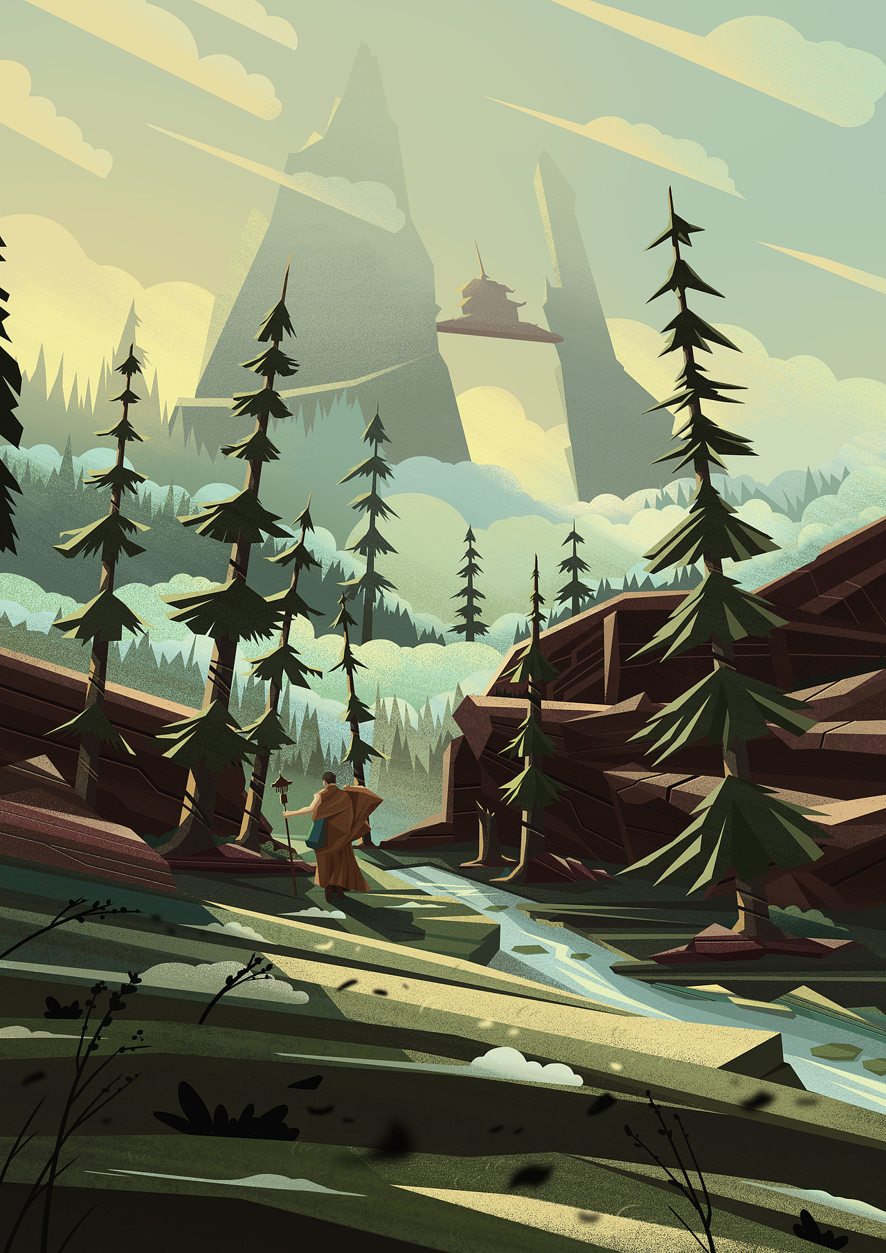 有个小和尚（图ZMjk1NzA4NzMy） - 创作习作 - 站酷设计师司徒罗杰原创素材 - 站酷ZCOOL