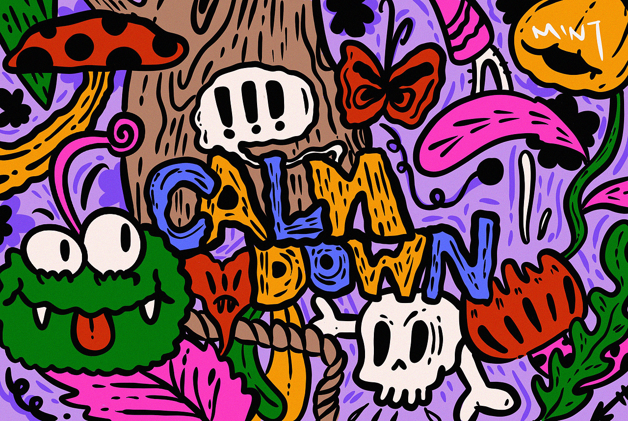 一波手绘涂鸦图集合20191212