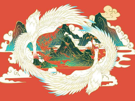包装丨云林鹅中国风插画包装