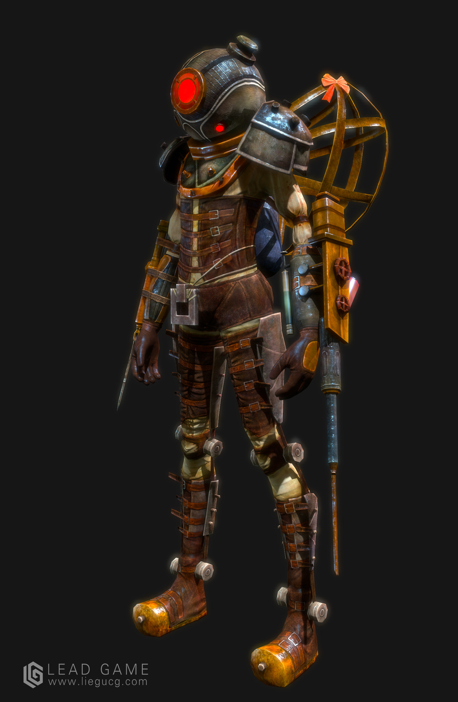 3d次世代角色模型作品赏析|三维|人物/生物|西安乐趣游戏 - 原创作品