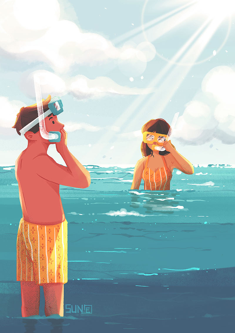 我想和你虚度时光丨End、（图ZMTc3NzEwNzY0） - 创作习作 - 站酷设计师_啊包_原创素材 - 站酷ZCOOL