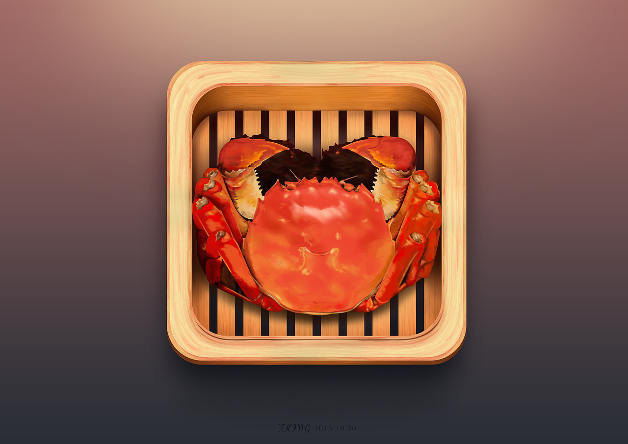 大闸蟹图标练习（图ZMzY0NDA2MzI=） - 图标 - 站酷设计师相二八原创素材 - 站酷ZCOOL