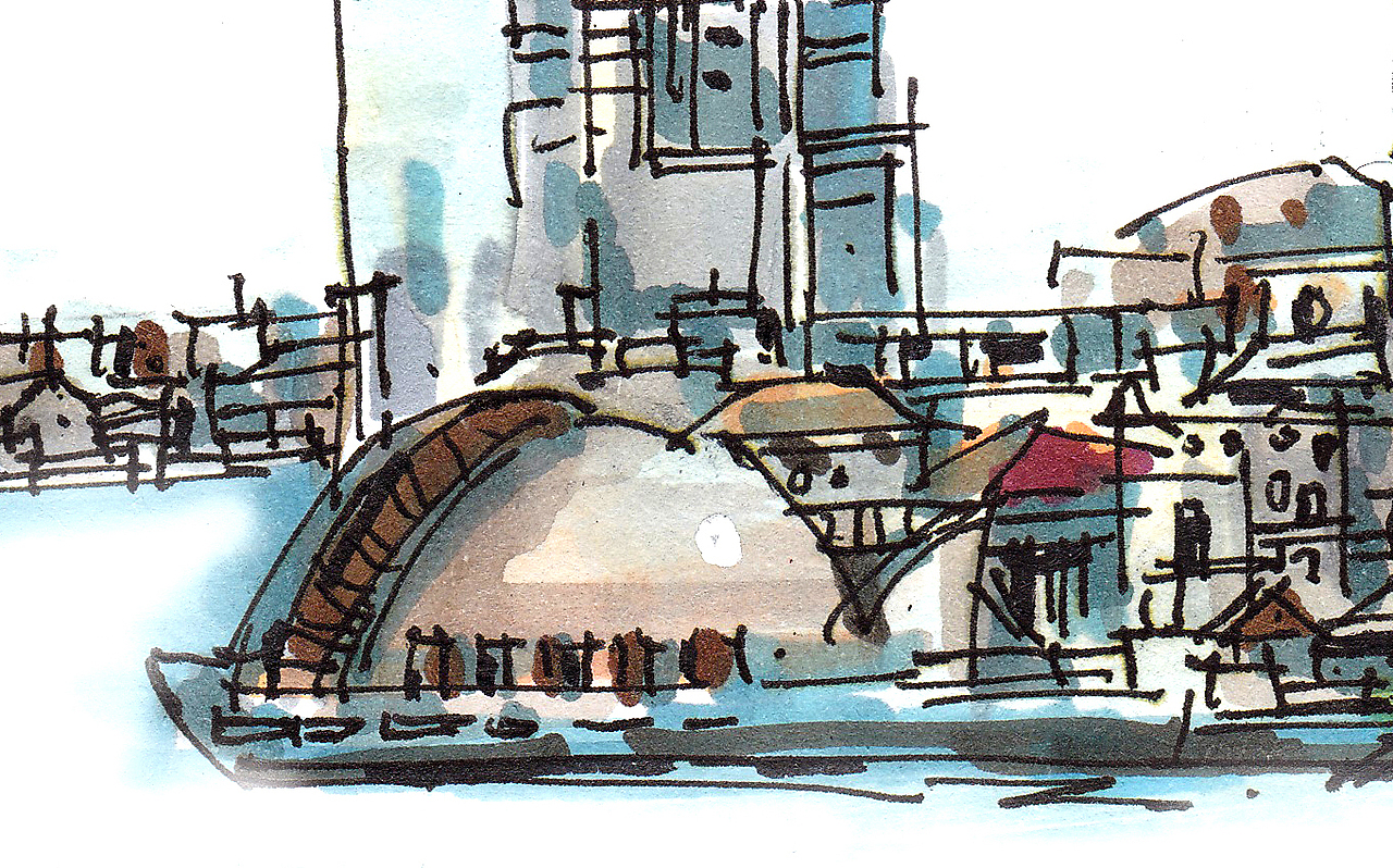 青岛 马克笔风景教程（图ZMTA3ODY3MjIw） - 商业插画 - 站酷设计师谭泽鸿原创素材 - 站酷ZCOOL