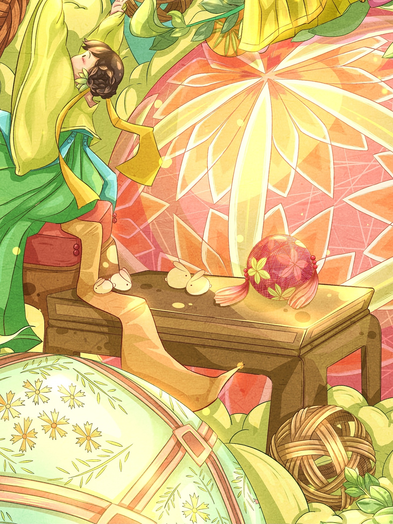 初夏秋冬（图ZMzM3NDUzMjUy） - 商业插画 - 站酷设计师杉小杉原创素材 - 站酷ZCOOL