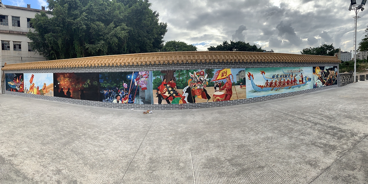 新农村墙体彩绘（图ZMjM2NDk1NDUy） - 绘画 - 站酷设计师天天手绘原创素材 - 站酷ZCOOL