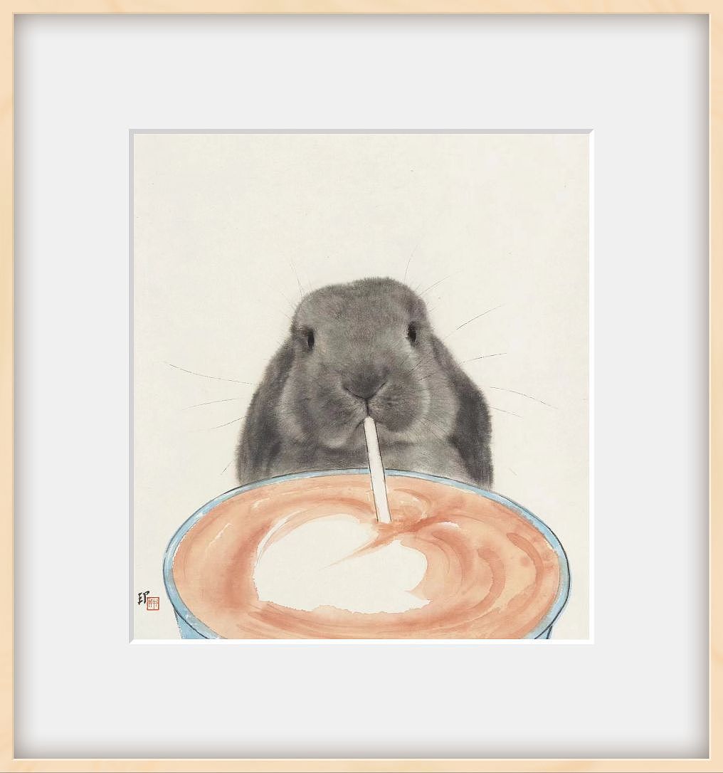 我画的这些水墨兔子（图ZMzY1NTU3NTEy） - 绘画 - 站酷设计师邦邦画画原创素材 - 站酷ZCOOL