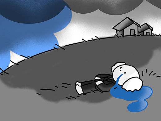 小W狗的旅程》原创插画（个人主页-ZNjQxMjM4OTI=） - 商业插画 - 站酷设计师踢牙牙tiaya原创素材 - 站酷ZCOOL