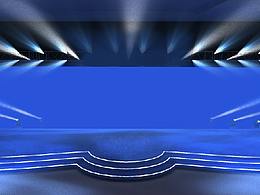 C4D_活动舞台射灯效果_自带+OC+RS渲染对比